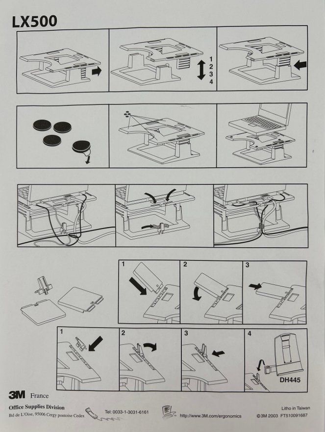 Racks & Cavalletti: 3M LX500 Notebookständer – Nuovo e nell'imballaggio originale da Basel venduto da Xani 9