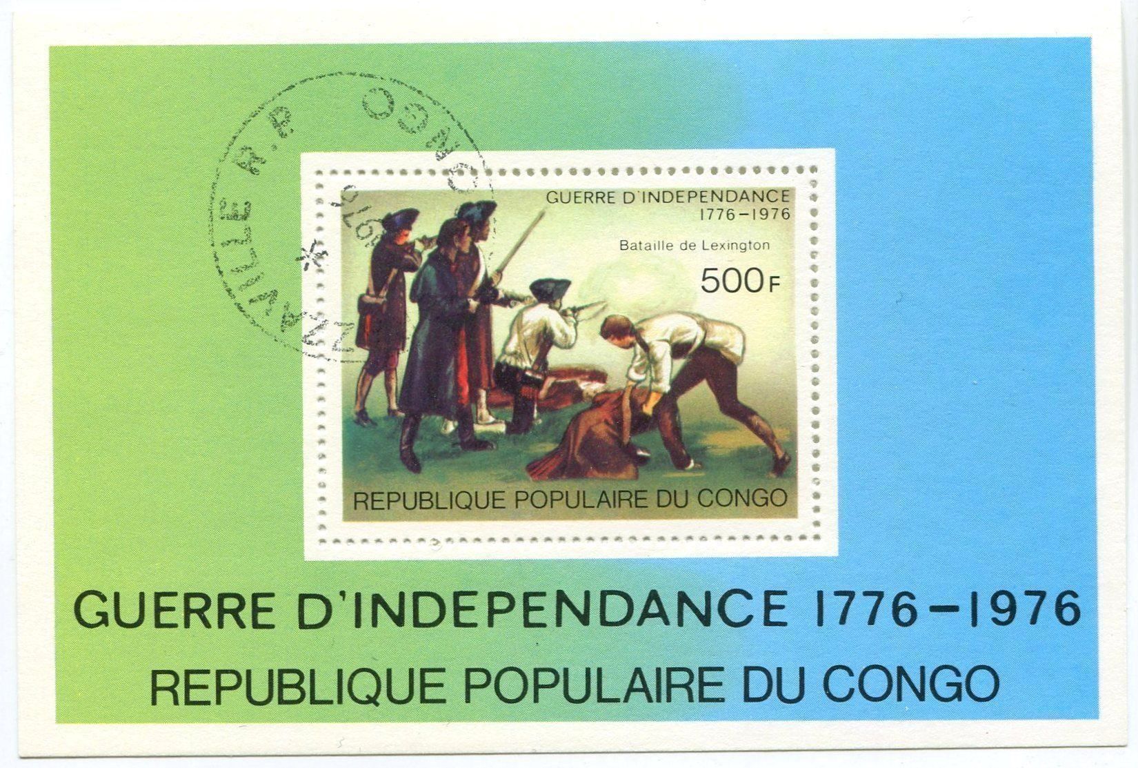 Tutti i francobolli: Block Unabhängigkeitskrieg USA. Kongo – Nuovo e nell'imballaggio originale da Basel venduto da Butsch5