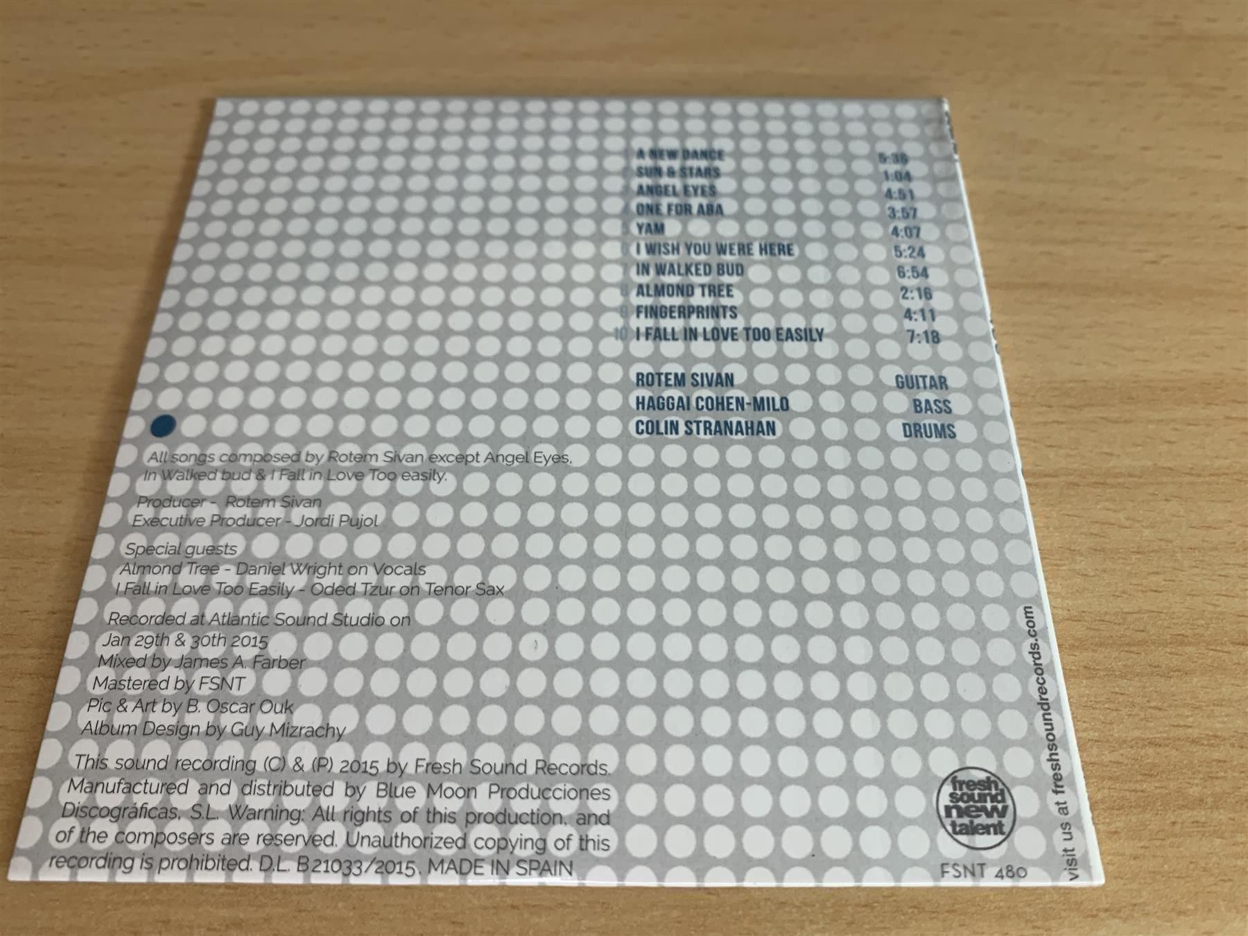 CD: Rotem Sivan Trio – A New Dance – Usato da Rikon im Tösstal venduto da Alpenmutz 1