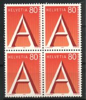 1993, A-Post-Marke, Viererblock **