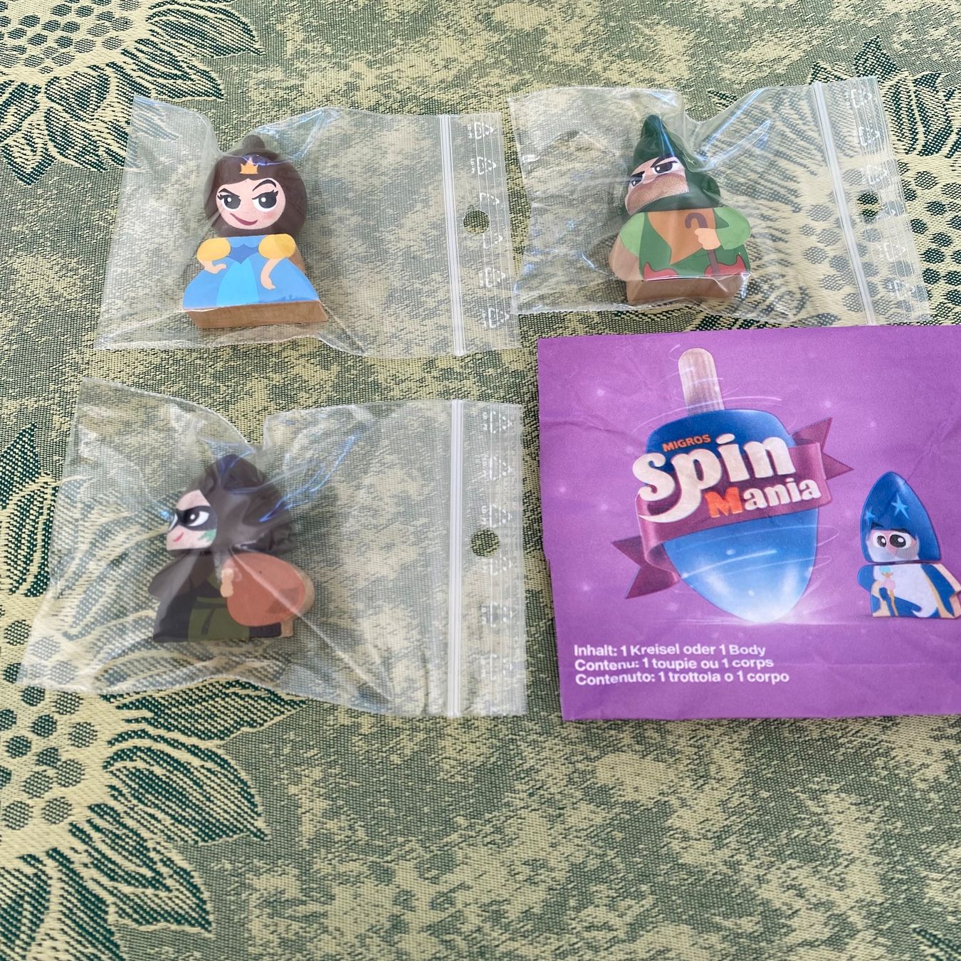 Migros Giocattoli: Spin Mania Gnom + Prinzessin + Räuberin – Nuovo (secondo la descrizione) da Gipf-Oberfrick venduto da SecondHandMisc 1