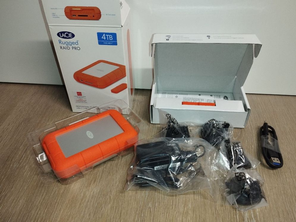 Lacie Dischi rigidi: LaCie Rugged RAID Pro 4TB, USB-C 3.1 – Nuovo e nell'imballaggio originale da Agno venduto da luk_mfk6 5