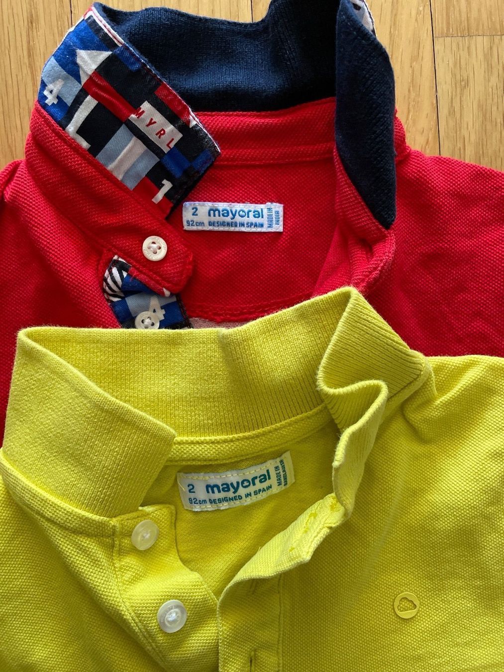 Mayoral Camicie, Top & T-shirt: Mayoral 2 Poloshirts Yellow+Red Size 92 – Usato da Montagnola venduto da eva_gm6j 4