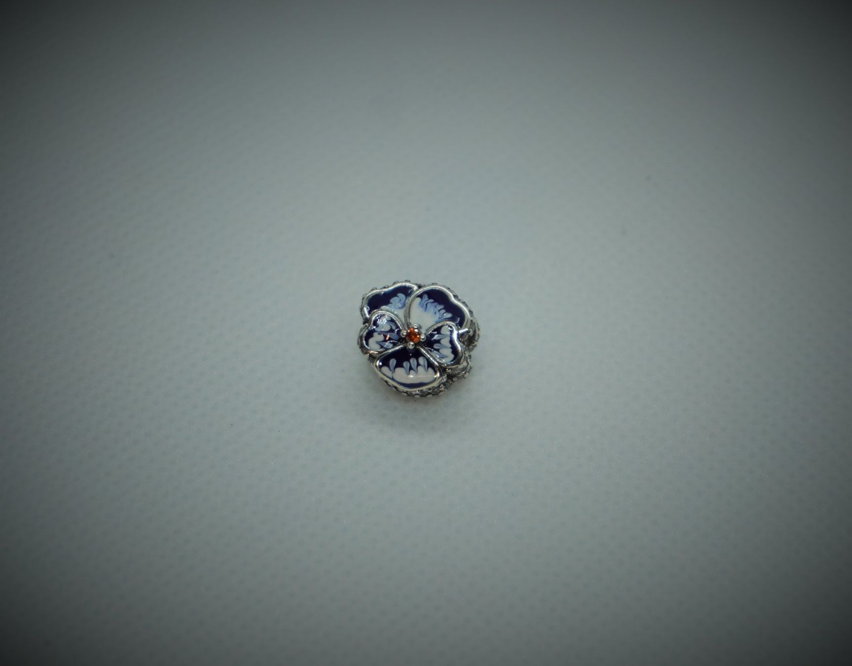 Ciondoli: Charm "blaue Blüte" zu Pandora 925 Silber – Nuovo (secondo la descrizione) da Niederbüren venduto da Fidi5