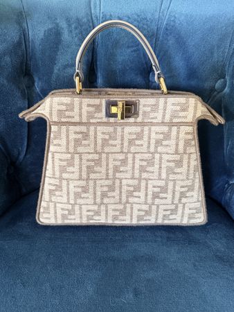 Bag Fendi Peekaboo canvas