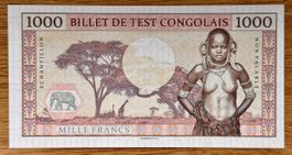 1000 Francs Kongo 2018!!! UNC!!! Rarität!!!