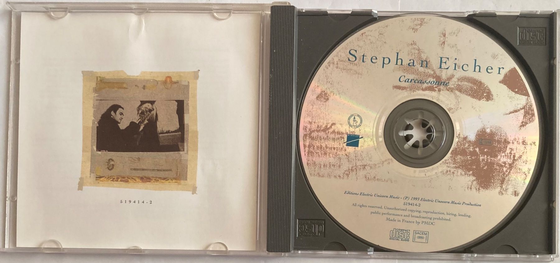 CD: STEPHAN EICHER - CARCASSONNE – Usato da Poliez-Pittet venduto da Newtown-Records 2