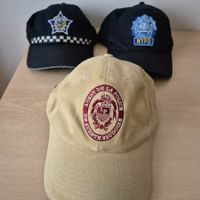 Lot de 3 casquettes de Police