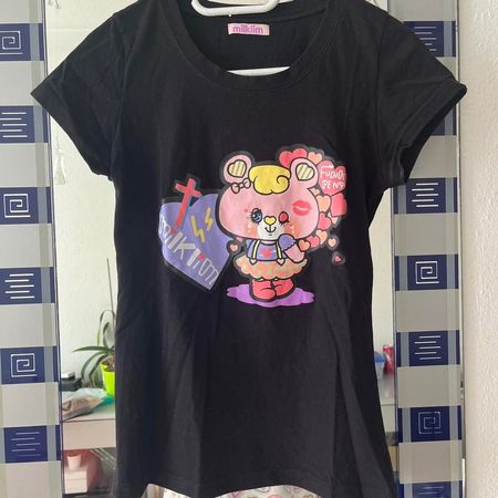 Harajuku Kawaii Jfashion Milklim Tshirt Grösse S/XS