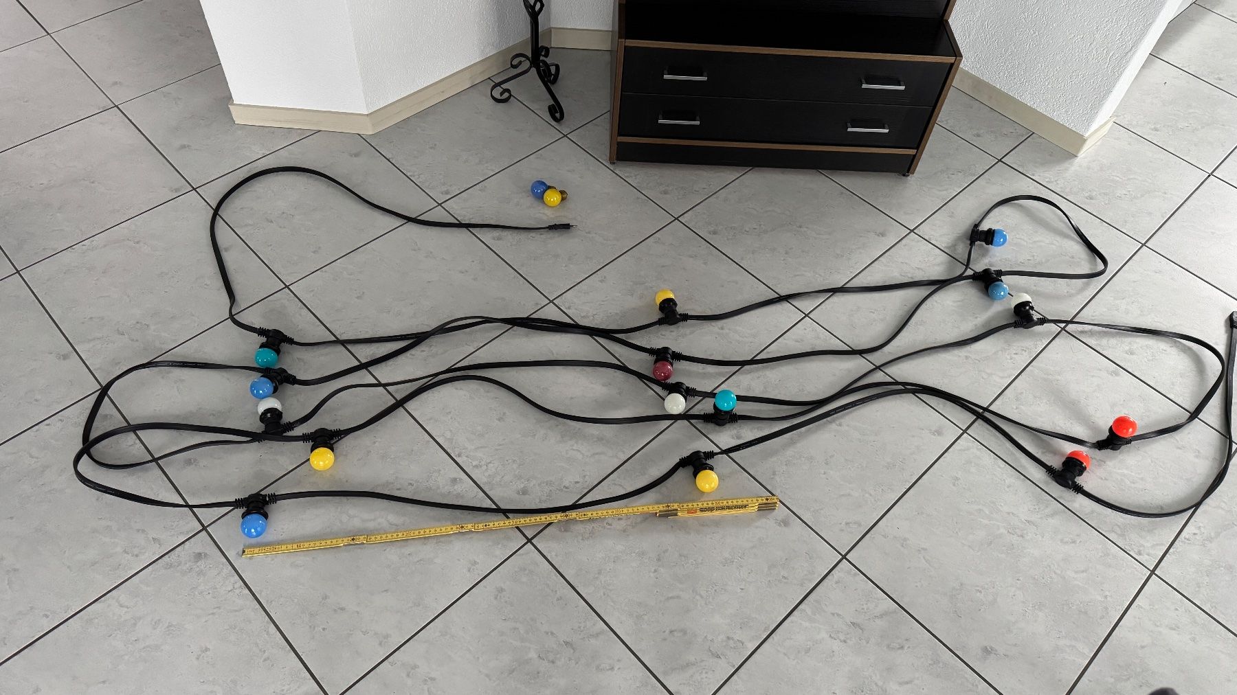 Ghirlande e barre luminose: Lichterkette aussen, 15 m – Usato da Bellmund venduto da Kari58 1