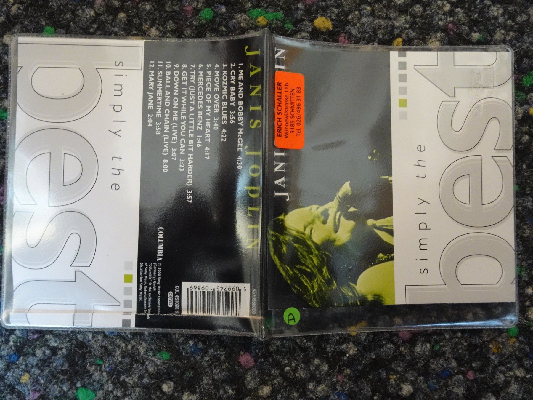 CD: CD : Janis Joplin – Usato da Lotzwil venduto da Kiddis