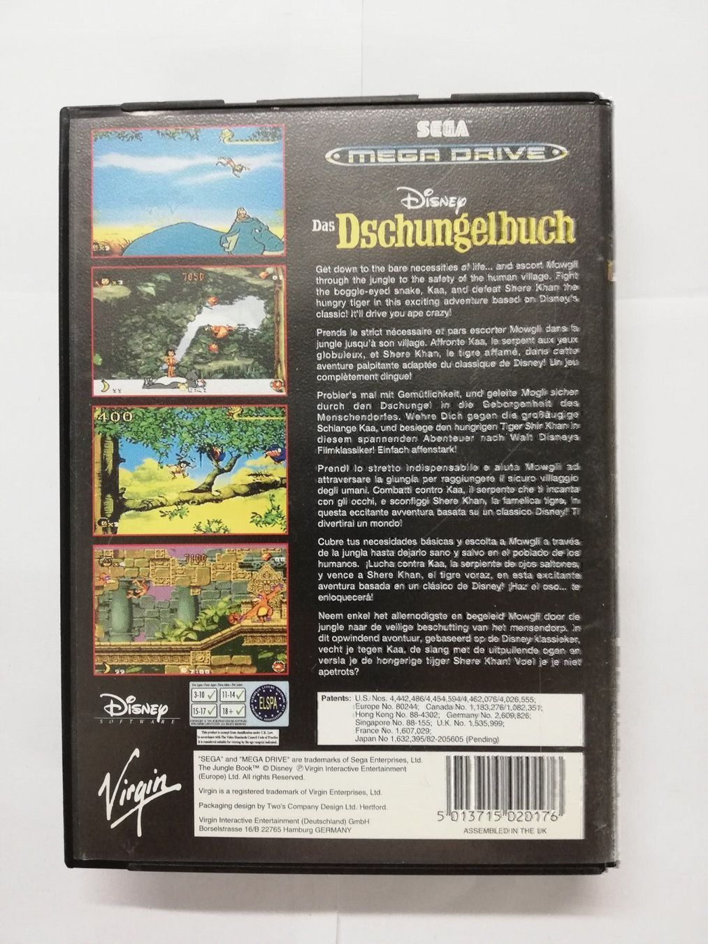 Sega Giochi: Dschungelbuch / Sega Mega Drive MD – Usato da St. Gallen venduto da zorro_dc 1