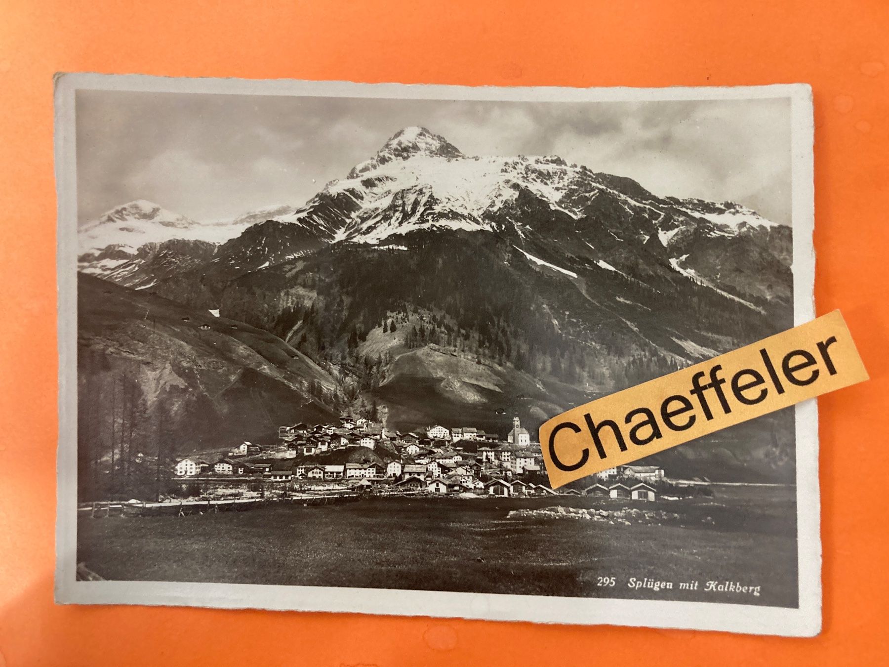 Cartoline postali: Splügen und Kalkberg – Usato da Zürich venduto da Chaeffeler