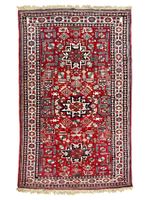 Tapis persan Shiraz Fars ancien laine Iran 1960s, 246x134 cm