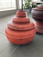 BURMA MYANMAR GEFÄSSE SCHALEN, LACKWARE, ANTIK, FÜR SAMMLER