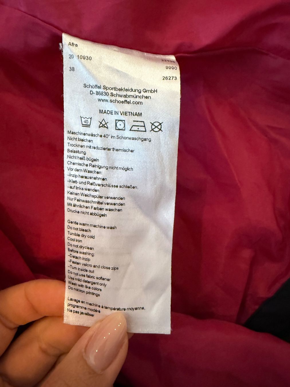 Schoeffel Giacche: Schöffel Windjacke in Grösse 42 – Usato da Wetzikon ZH venduto da jas_66r8 3