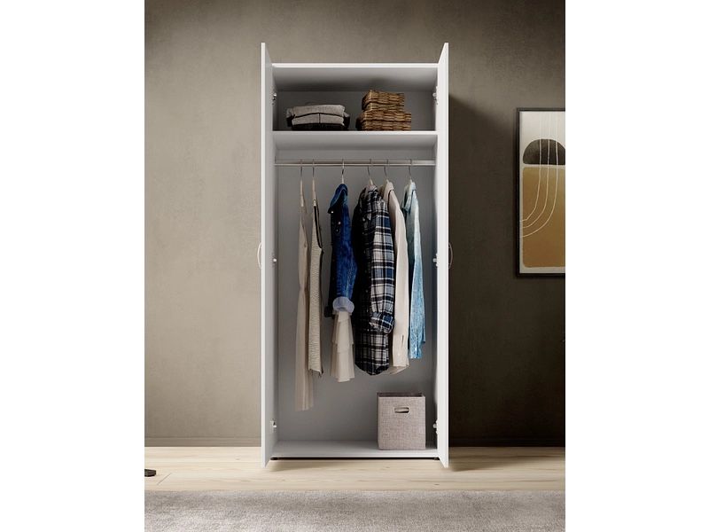 Armadi: Drehtürenschrank BAKER weiss – Nuovo (secondo la descrizione) da Wila venduto da dom_8wcr 1