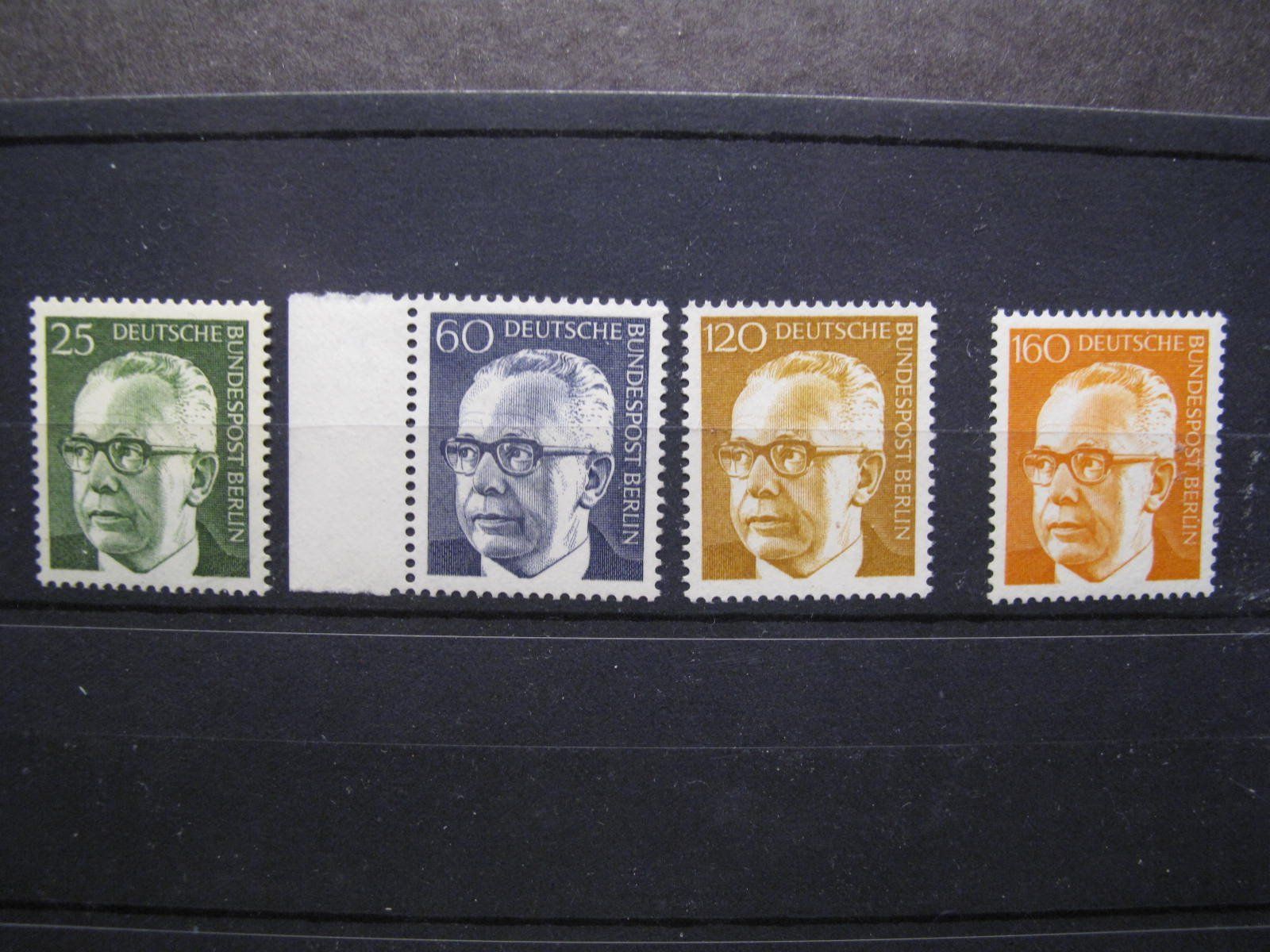 Tutti i francobolli: Berlin 1971 Bundespresident Heinemann ** – Usato da Wil SG venduto da fva01