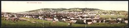 Klapp-AK La Chaux-de-Fonds, Panorama