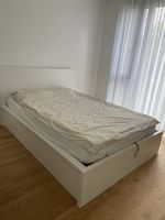 MALM Bettgestell mit Aufbewahrung weiss ink. Matratze