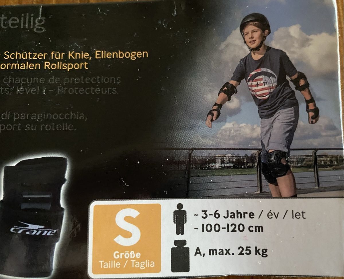 Sedie a rotelle: Protektoren Set 6-teilig/ 3-6 Jahre – Usato da Urdorf venduto da Bets4 1