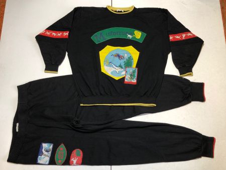 Vintage 80s Tintin Bootleg Tracksuit Size L