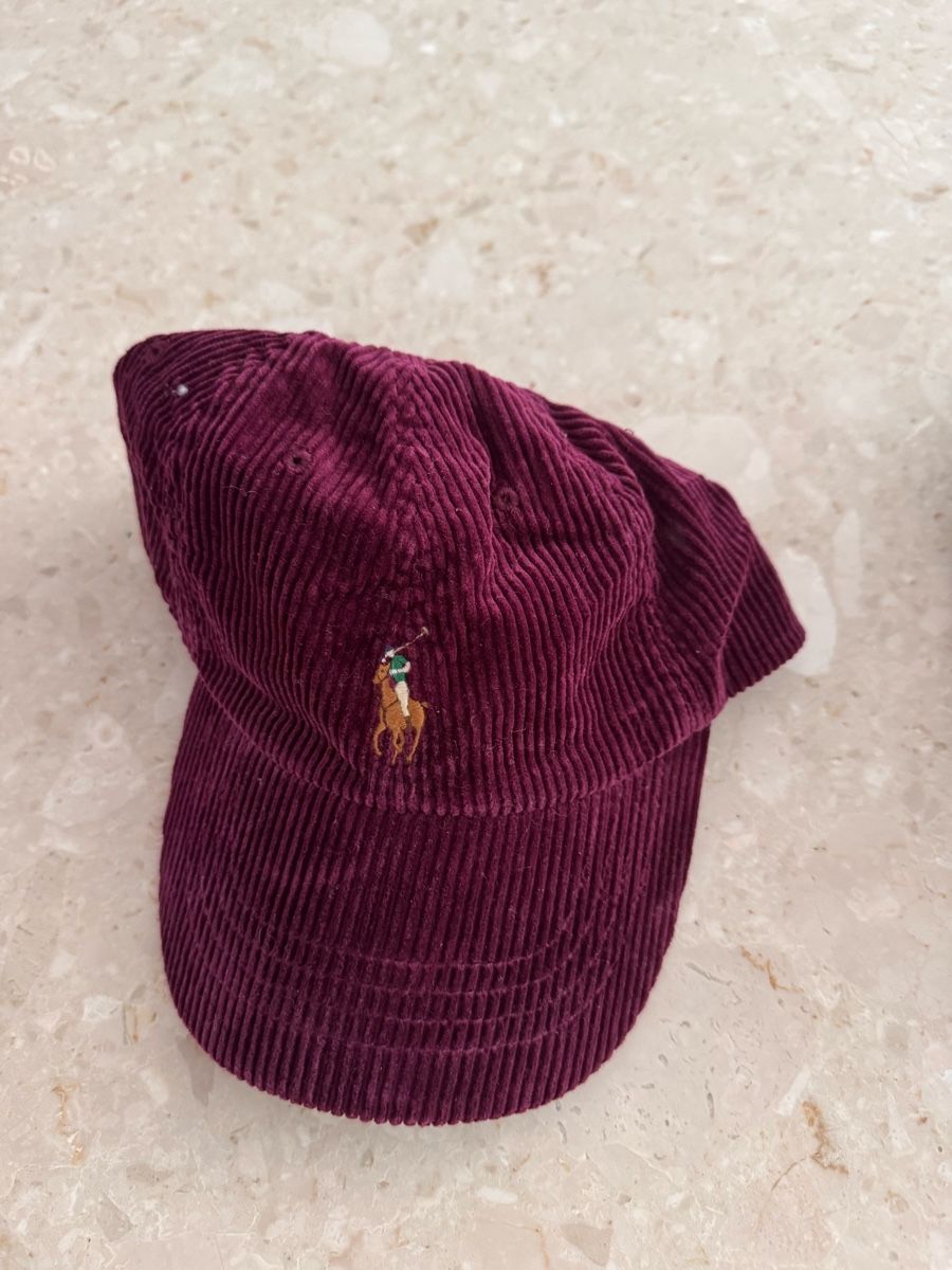 Ralph Lauren Chapeaux, bonnets & casquettes: Polo Ralph Lauren Cap Cord Bordeaux – Neuf (Voir description) à Luzern par maarteii