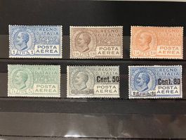 1926/27 *, Posta Aerea, Mi 231-33,254,270-1, Euro 295.--