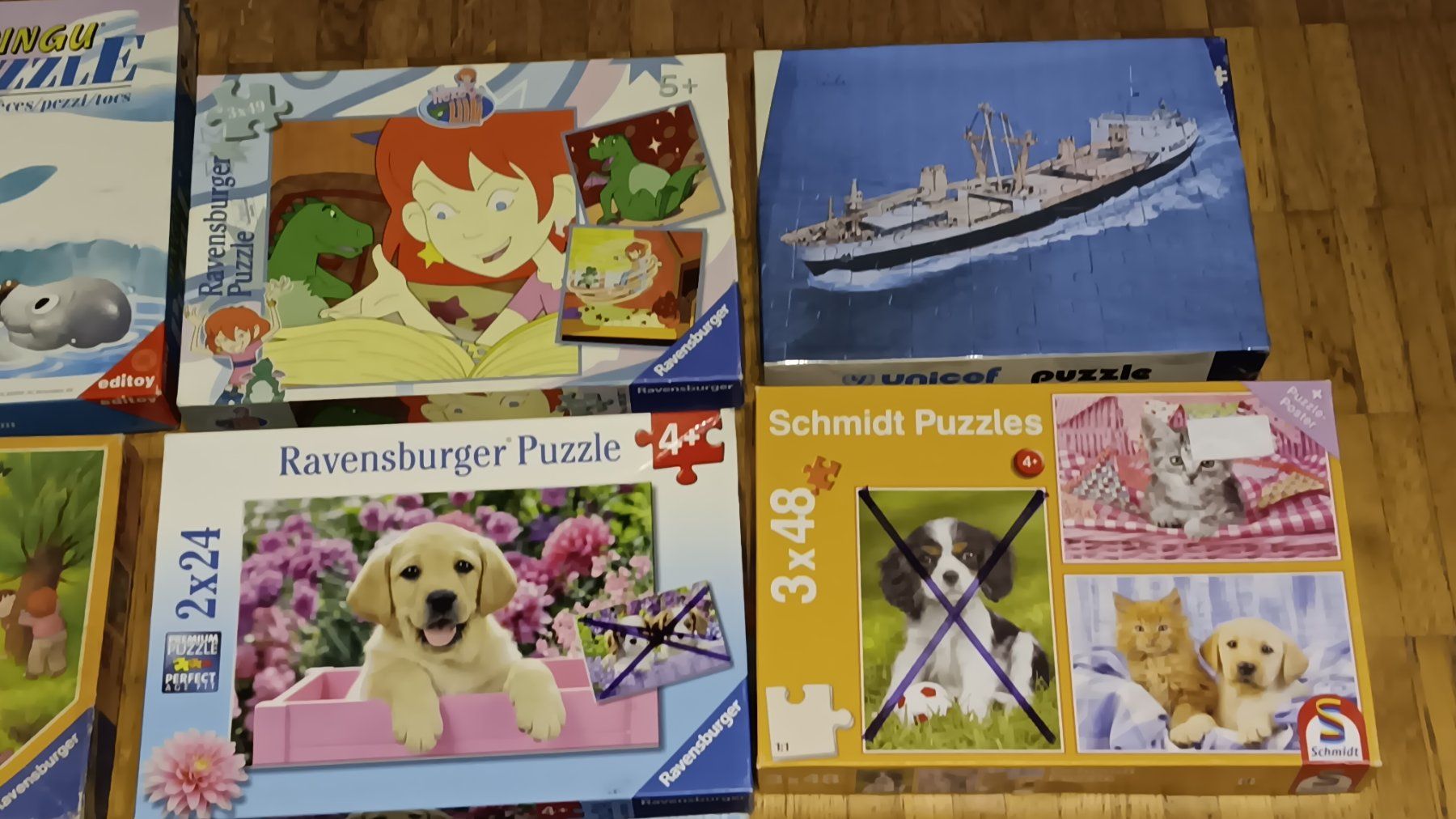 Ravensburger Puzzles: Lot Puzzles, 13 Einzelpuzzle von 0 - 99 Teile – Gebraucht aus Dietikon von Rabia 1