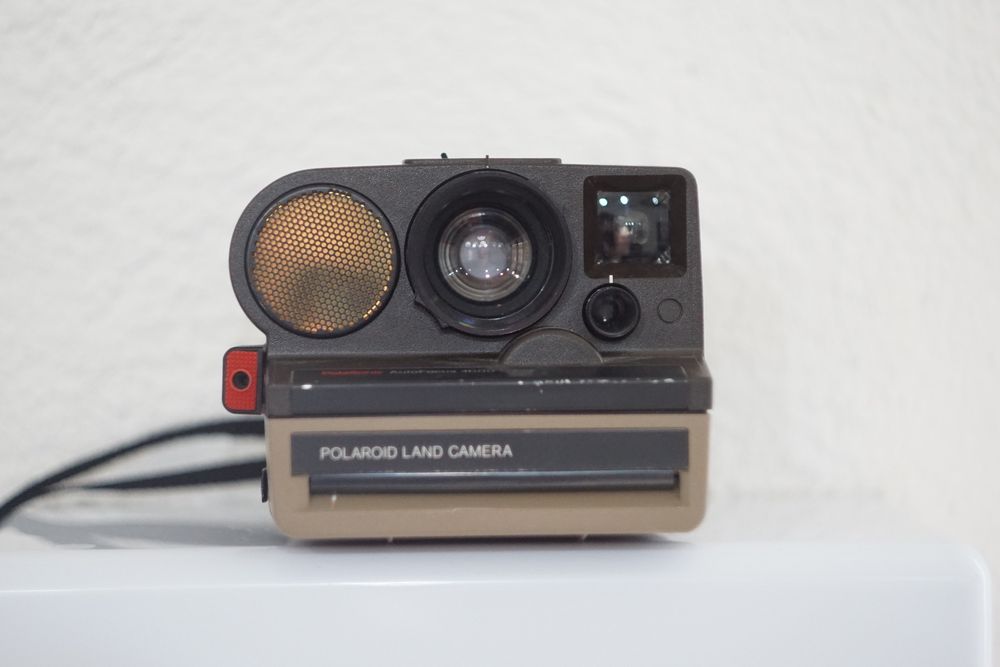 Appareil Photo Polaroid Land Autofocus 4000 + Flash Polaroid 2390 - Vintage