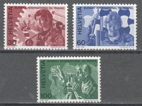 Alle Briefmarken: SBK D lV 106 - 108 postfrisch – Gebraucht aus Bürglen TG von StampGraf