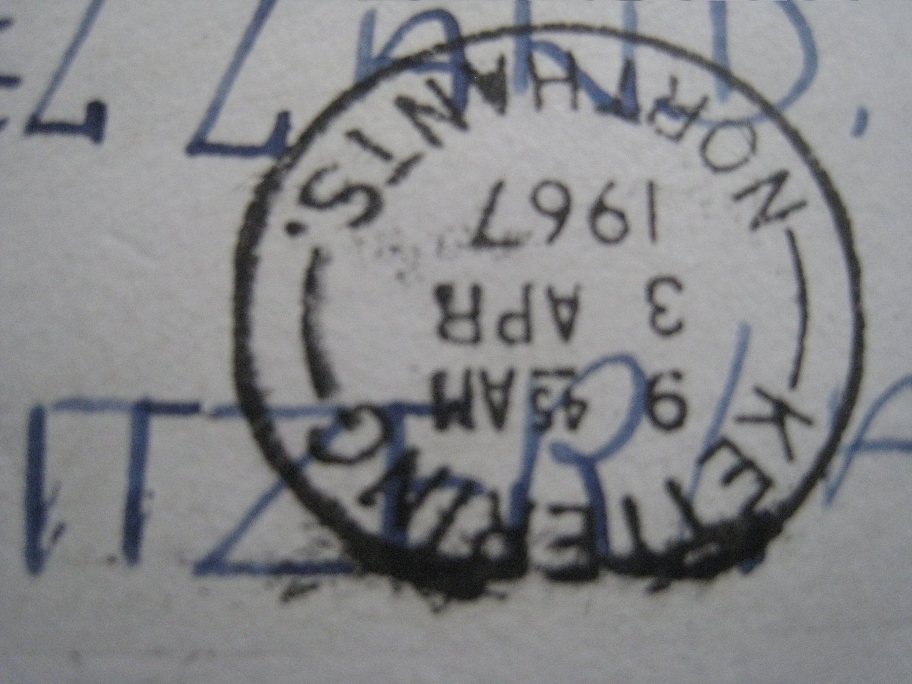 Tutti i francobolli: Vintage BOAC Flugpost Brief  1967 – Usato da Aarwangen venduto da Pinsel7890 3