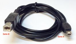 HP Q2164-61600 USB Interface Kabel miniA-zu-B ST/ST 1,4m