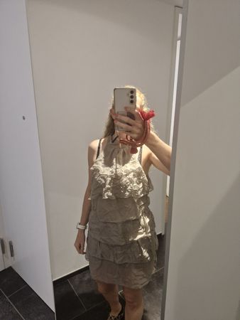 Surreale Kleid aus Italien, Gr. S, Sommer-Look!