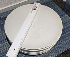 Geschirrset weiss und Besteck für 6-8 Personen Guy Degrenne