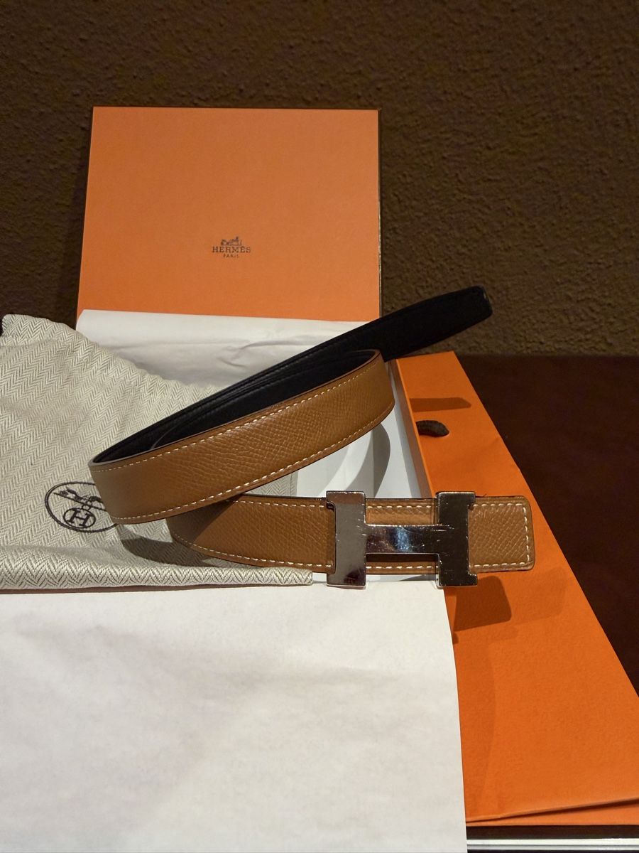 Hermès Cinture: Hermes Mini Constance Silver 70 cm reversible – Usato da Hagenbuch ZH venduto da GianLivio 1