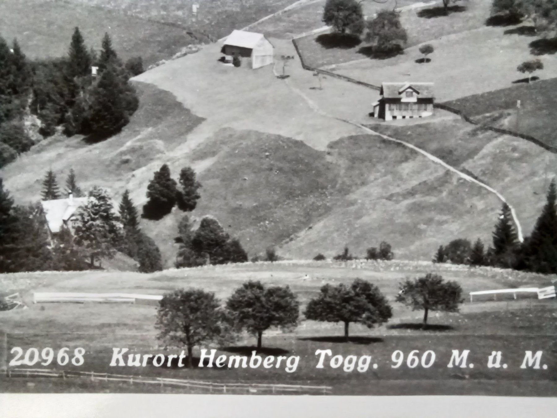 Cartoline postali: SG, No.20968, Hemberg, Toggenburg, 1950 – Usato da Aarau Rohr venduto da mgvw 1