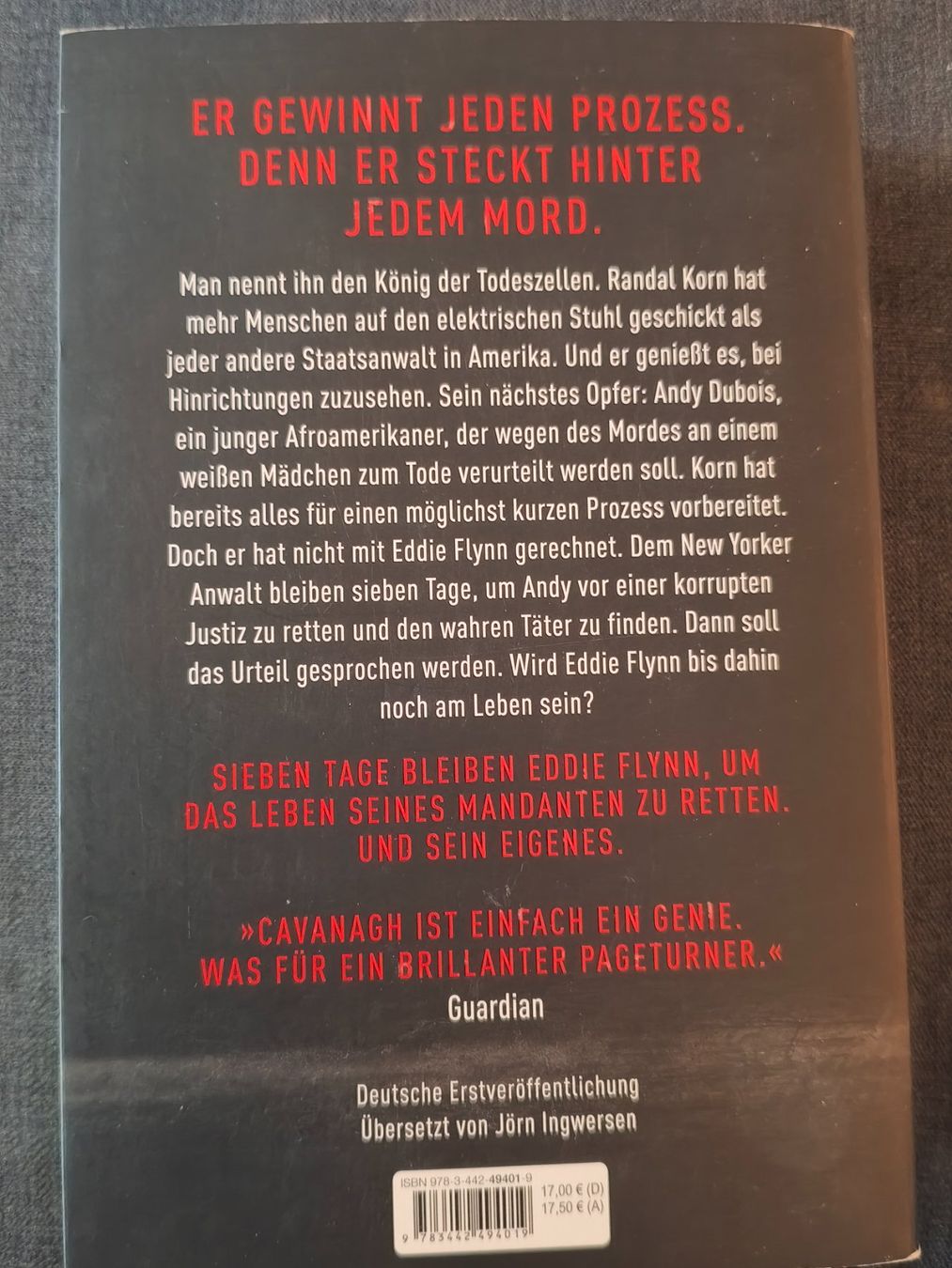 Libri: Seven days von Steve Cavanagh – Usato da Tägerschen venduto da kischta01 1