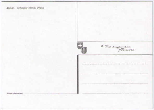 Cartoline postali: Grächen – Usato da Binningen venduto da Mountainrider 1