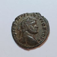 Follis (grosse römische Bronzemünze) Constantius I. 293-305