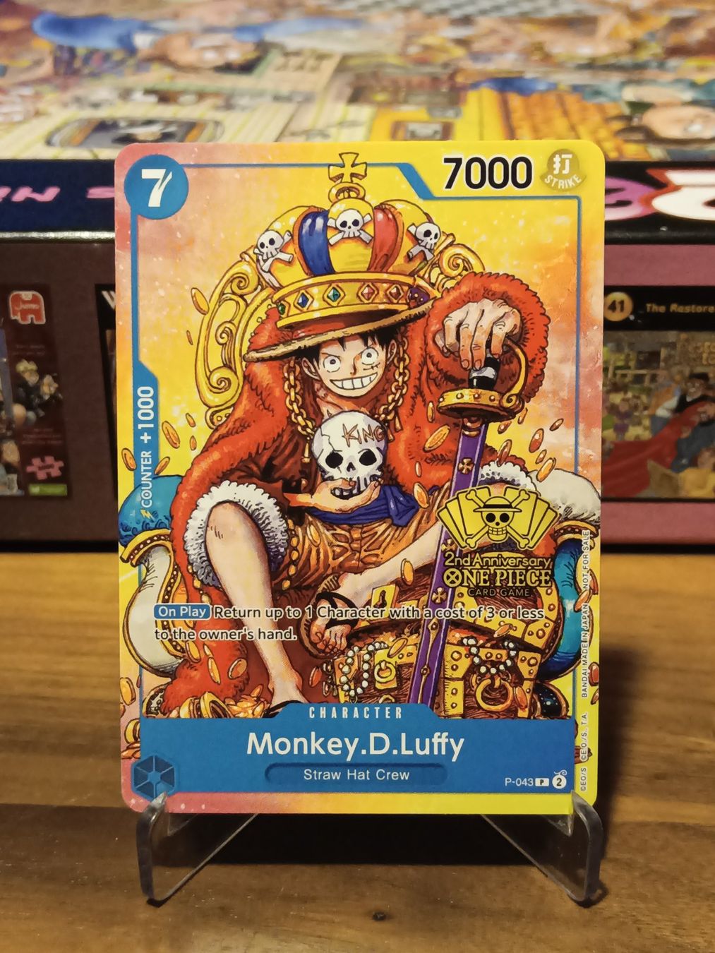 Bandai Cartes à collectionner: One Piece Card Game: Monkey D. Luffy - P-043 – Neuf (Voir description) à Wettingen par Legends_of_Baden_TCG