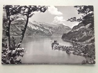 Cartoline postali: Iseltwald mit Brienzer -Rothorn – Usato da Sargans venduto da nicsam1815