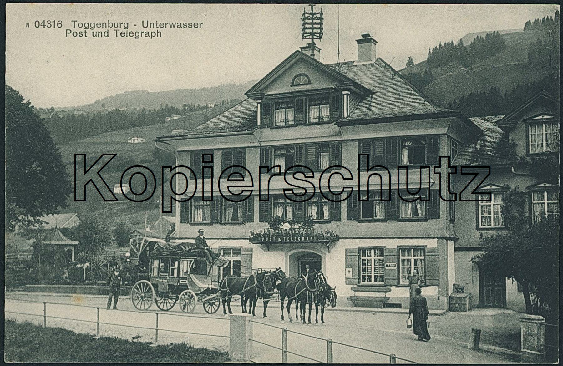 Cartoline postali: SG Unterwasser - Post - Postkutsche - Alt St. Johann – Nuovo (secondo la descrizione) da Schindellegi venduto da Jonathan77