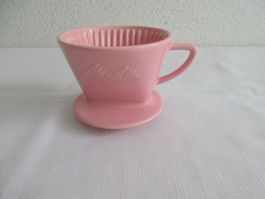 Rosa Melitta Porzellan - Filter 101, 3-Loch