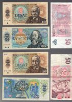 Czecoslovakai noten 6 stück