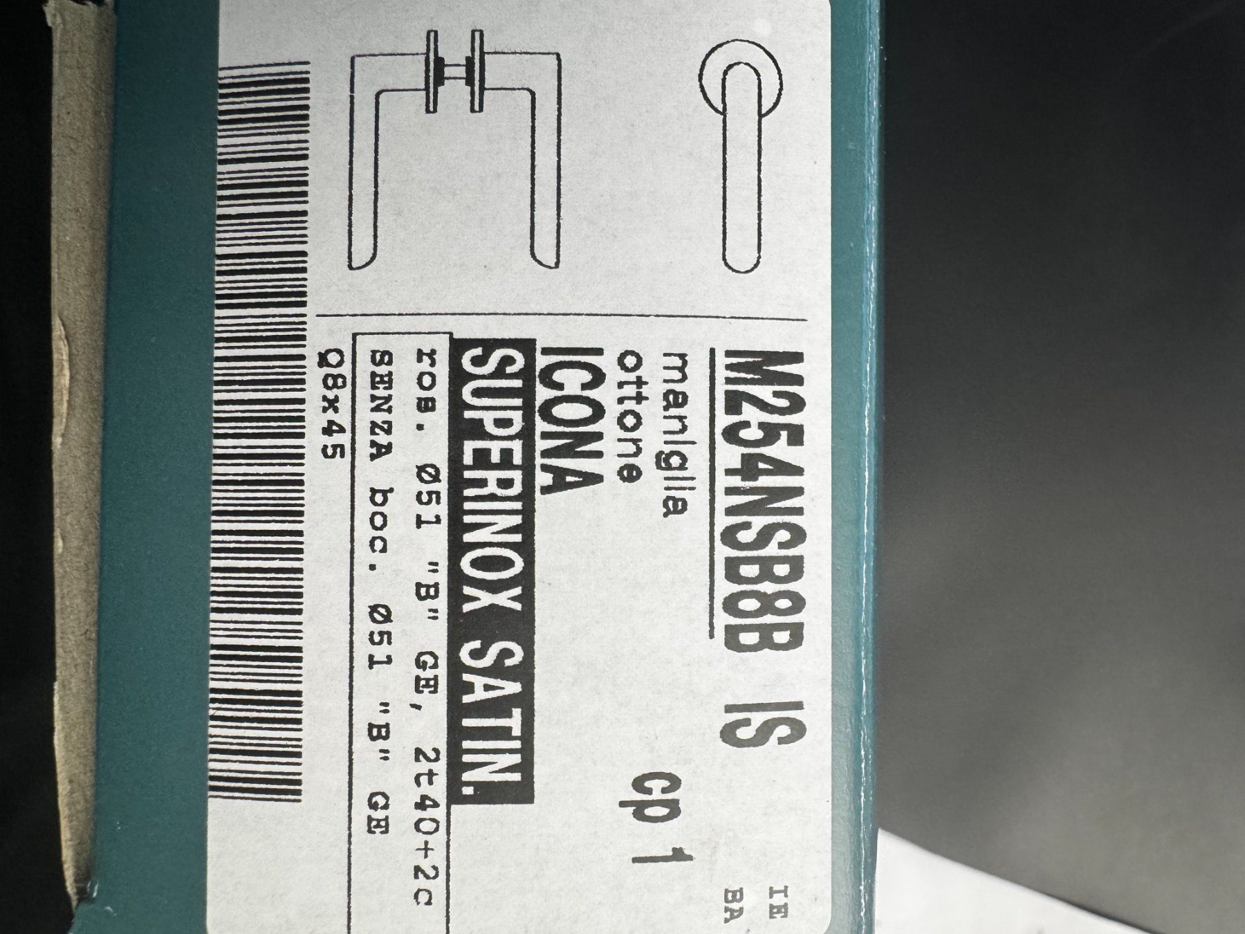 Eisenwaren: OLIVARI Türgriff-Garnitur NEU & originalverpackt – 5er Set – Neu und originalverpackt aus Tübach von WERK23 2