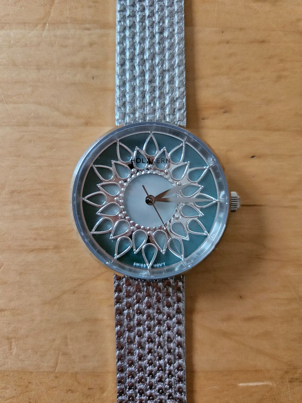 Orologi: Holzkern Uhr "Suncatcher" – Nuovo e nell'imballaggio originale da Grellingen venduto da anpaluma 4