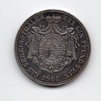 (780) FL Vereinstaler 1862 Topstück garantiert echt