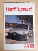 Citroen AX Hardi - Prospekt Frankreich 9.86 - W010