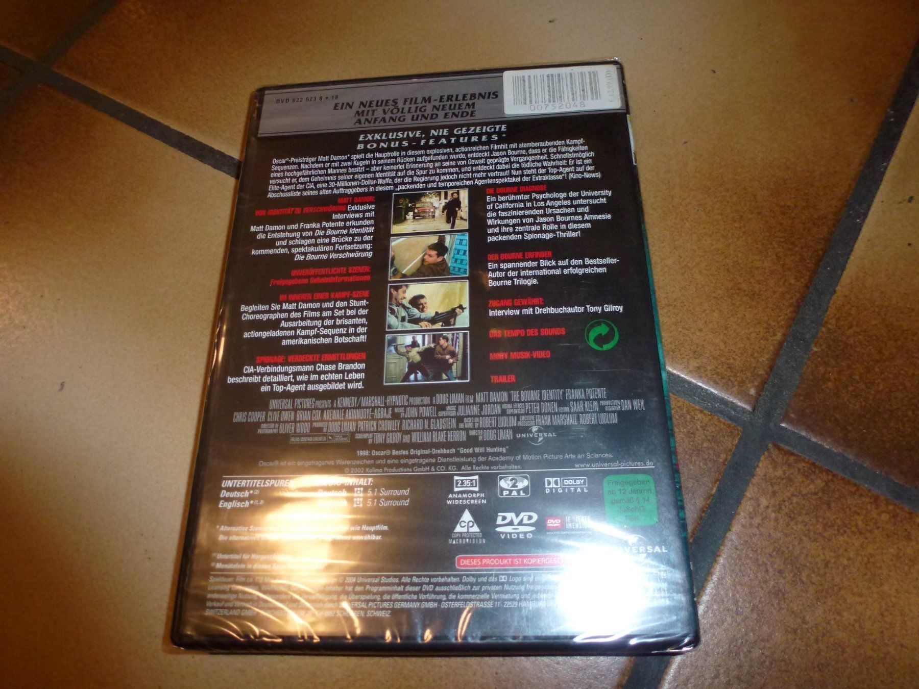 Tutti i DVDs: Die Bourne Identität DVD NEU – Nuovo e nell'imballaggio originale da Olten venduto da Disc-Verkauf 1